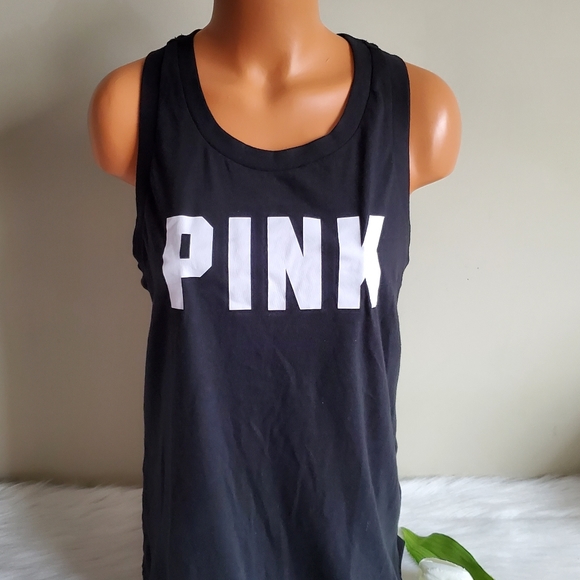 PINK VICTORIA'S SECRET TANK TOP SIZE M - Picture 2 of 4